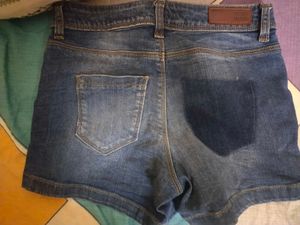 denim y2k shorts