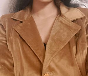 Velvet Long Coat