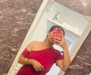 Unique Magenta One-Shoulder Top