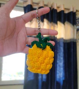 Cute Crochet Pineapple Keychain