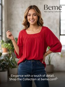 Vibrant Red Embroidered top