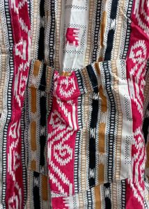 Men's Printed Button-Up Shirt funky like new