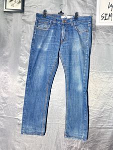 Men's Blue Wash Denim Jeans
