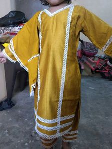 Cute Yellow Ethnic Dress
