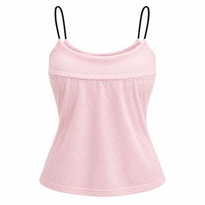Cute Pink Sparkly Cami Top