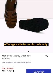 max men's UK9 sandal