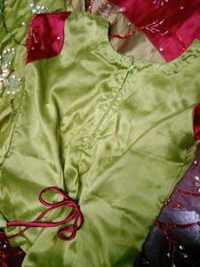 Embroidered Stitched Lehenga