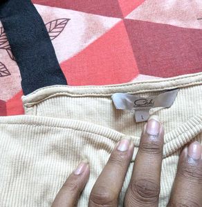 ❗❗Khaki Corduroy Y2K Tank Top❗❗