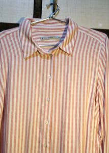 Imported bow Striped Shirt