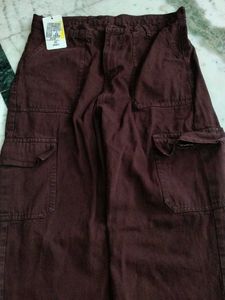 Maroon Cargo Pants