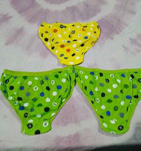 combo Cute Polka Dot Briefs - Pack of 3