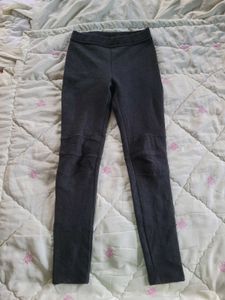 Gray Casual Leggings
