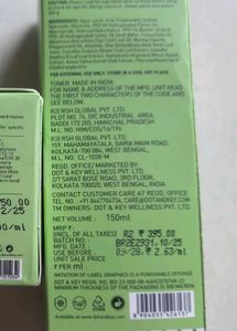 (SEALED) Dot&amp;Key Cica Calming Toner