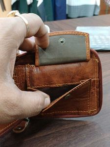 Woodland Learher Wallet Brown