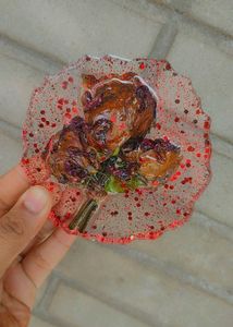 Floral Resin Coaster Bouquet