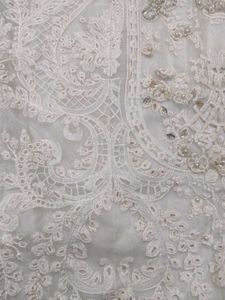 Elegant White Embroidered suit