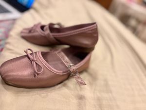 Elegant Rose Gold Ballet Flats