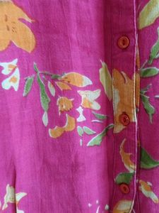 Floral Print Shirt Top
