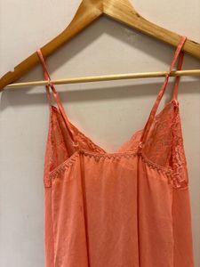 Peach Lace Trim Nightie