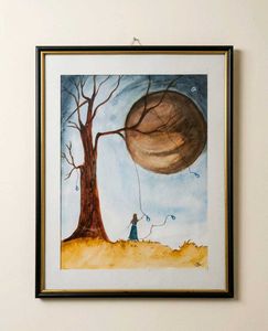 Framed Watercolor Artwork