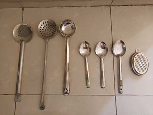Set of Seven Kitchen Utensils