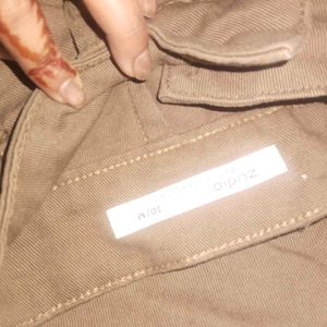 Classic Brown Pleated Trousers