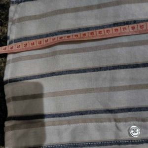 Striped Button-Up Shirt