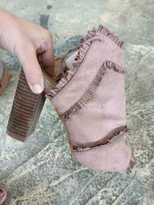 swap Unique Fringed Heeled Sandals