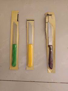 Unused Set of 3 Kitchen Knives