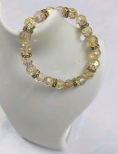 Fancy Rhinestone Trend gold ring jarkan Acrylic