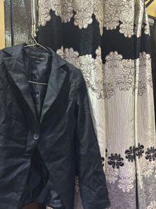 Chic Pinstripe Blazer