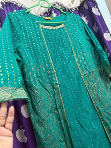 Aurelia Beautiful Teal Kurta Set with Dupatta