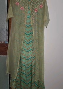 Vintage Striped Maxi Dress