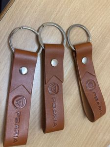Set of 3 Leather Keychains