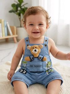 Cute Teddy Bear Overalls for Kids