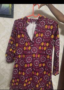Vibrant Patterned Kurta