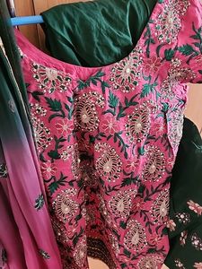 Beautiful Pink Stitched Salwar Suit