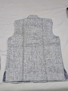 Men's Grey Nehru Jacket