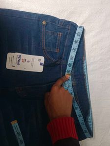 Dark Blue Denim Jeans