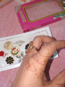 Assorted Rhinestone &amp; Pearl Rings