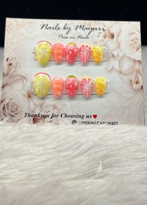 Cute Fruit Press-On Nails