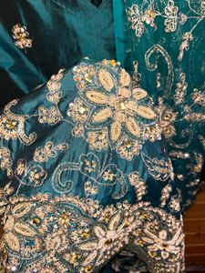 Beautiful Emerald pure silk Green suit