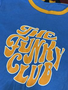 Blue "The Funky Club" T-Shirt