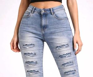 Distressed Denim Jeans
