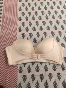 Strapless Beige Bra