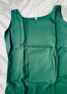 Elegant Green Silk Kurta