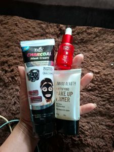 pond's youthful miracle serum, Yash charcoal mask