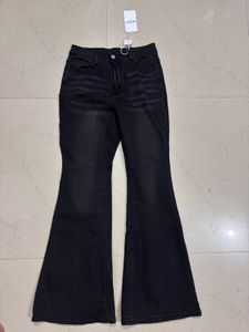 High Waist Flare Leg Jeans