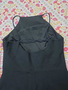 Sleek Black Mini Dress