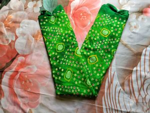 Soft Floral Printed green Saree for Women